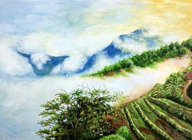 Print of Landscape Paintings by Phạm Tuyên