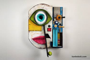 Original Abstract People Sculpture by Oliver Neumann