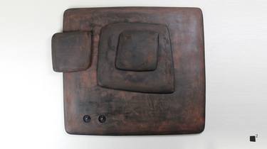 Original Minimalism Abstract Sculpture by Weibach TWO
