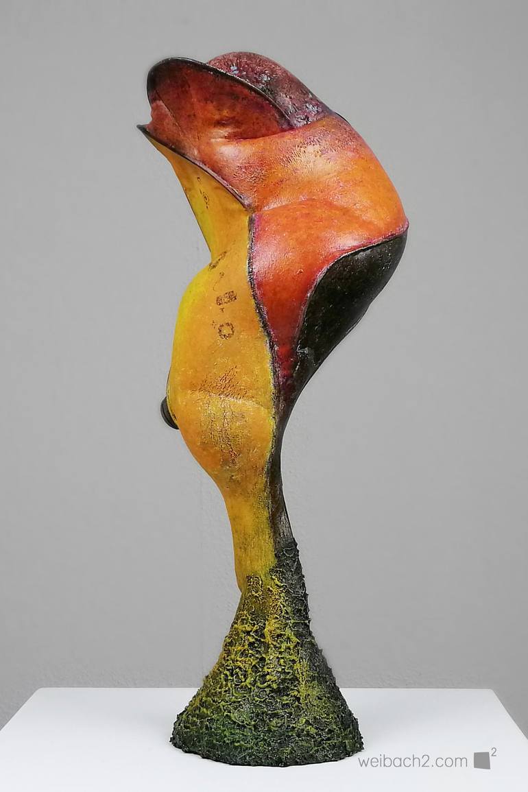 Original Abstract Sculpture by Weibach TWO