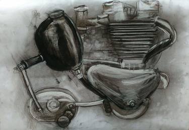 Original Motorcycle Drawings by Tijana Sretenovic