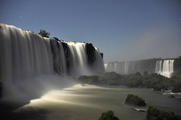 Iguazu Falls Brazil: A special night view thumb