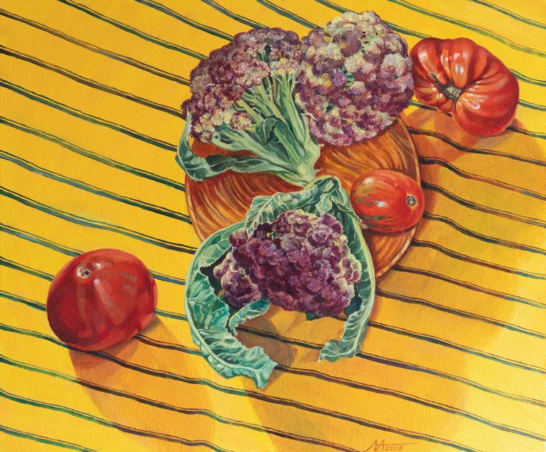 Print of Realism Still Life Paintings by Alona Lesnichenko