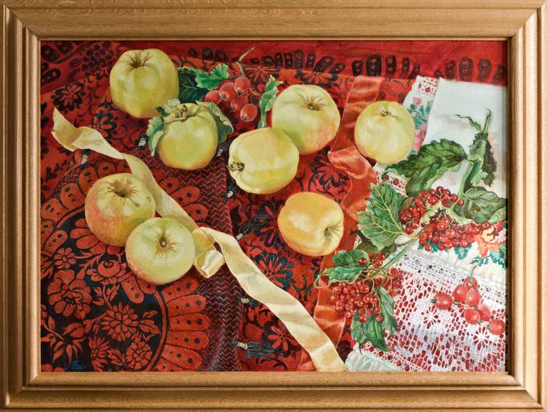 Original Realism Still Life Painting by Alona Lesnichenko