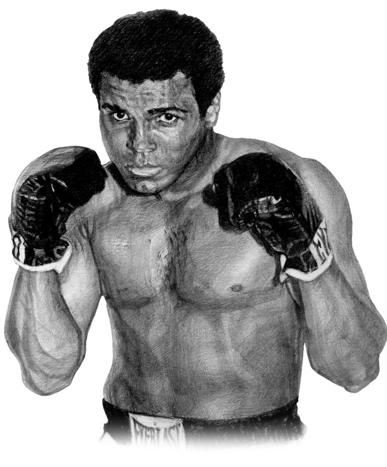 Mohammed Ali Drawing by Timur Mikailov | Saatchi Art