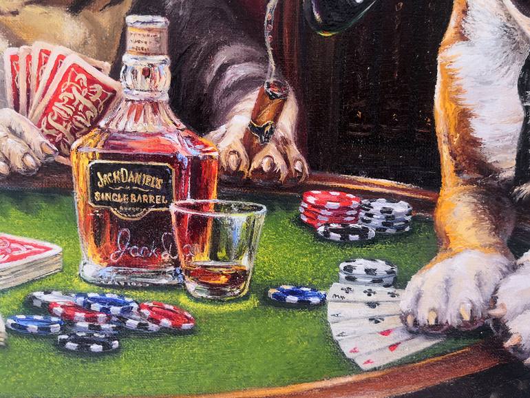 Original Realism Animal Painting by Oleksii Danylchuk