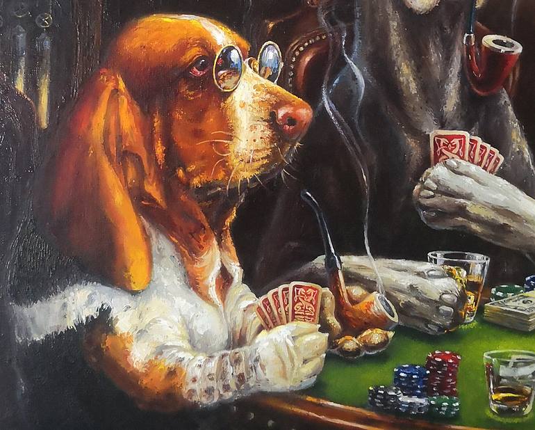 Original Realism Animal Painting by Oleksii Danylchuk