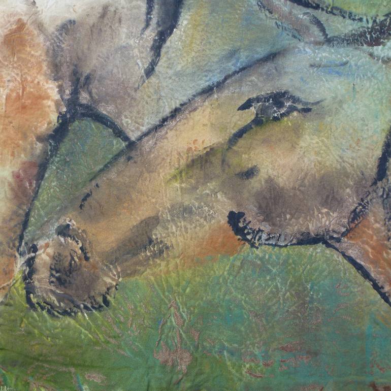 Original Fine Art Animal Painting by Karry L