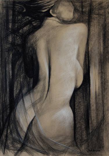 Print of Nude Drawings by Isaac Feldman