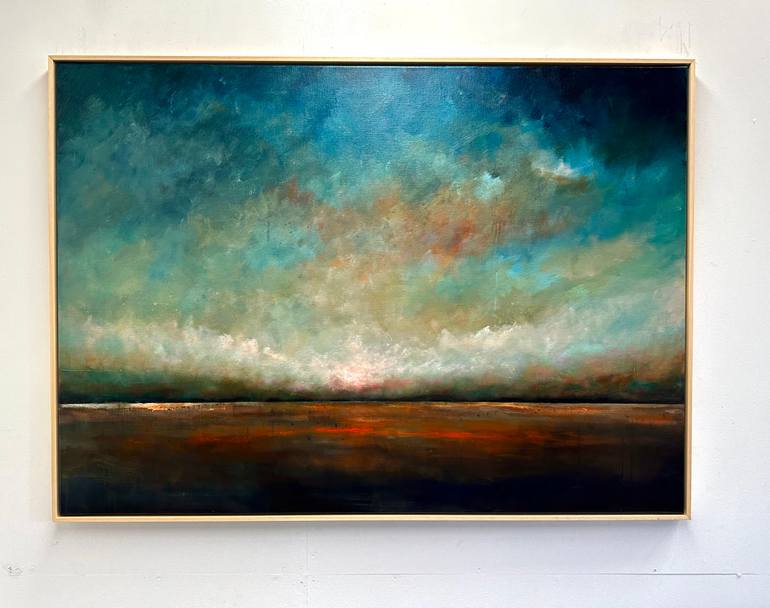Original Abstract Landscape Painting by Joost Verhagen