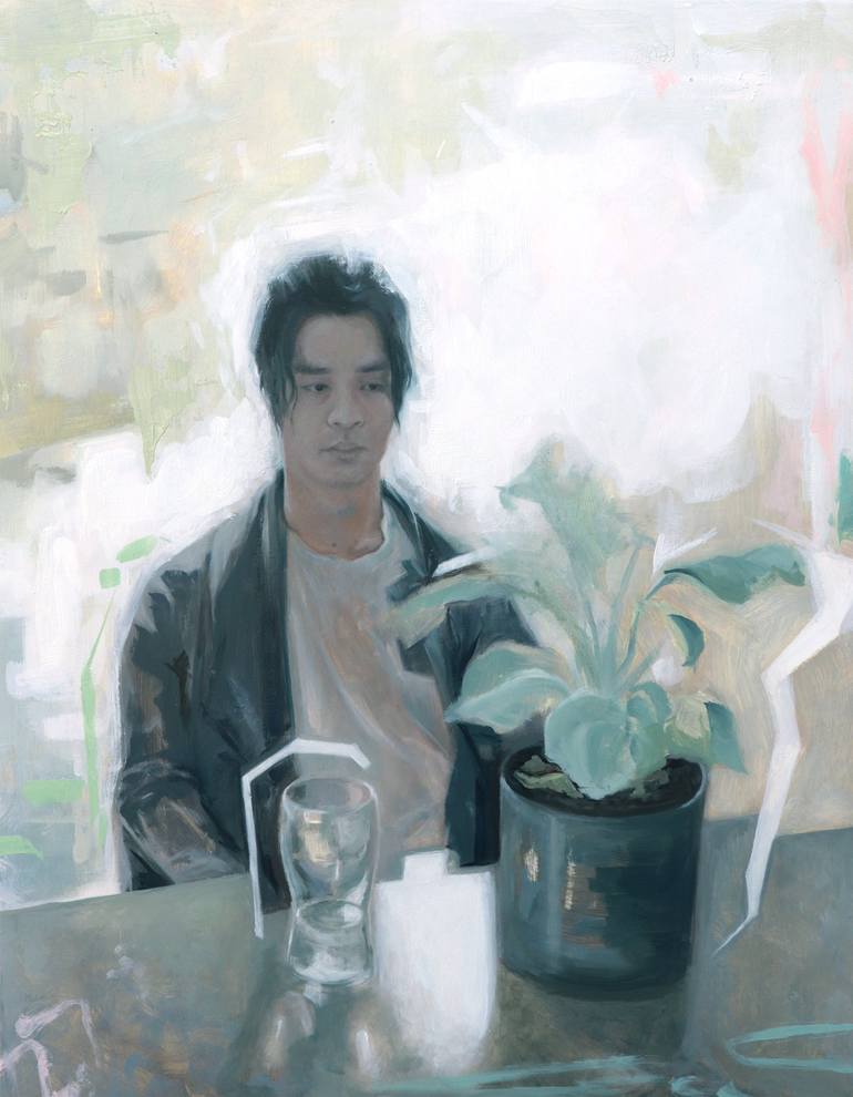 Original Fine Art Portrait Painting by Fiona Si Hui
