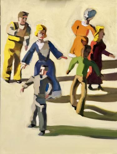Original Surrealism People Paintings by Michael Iskowitz