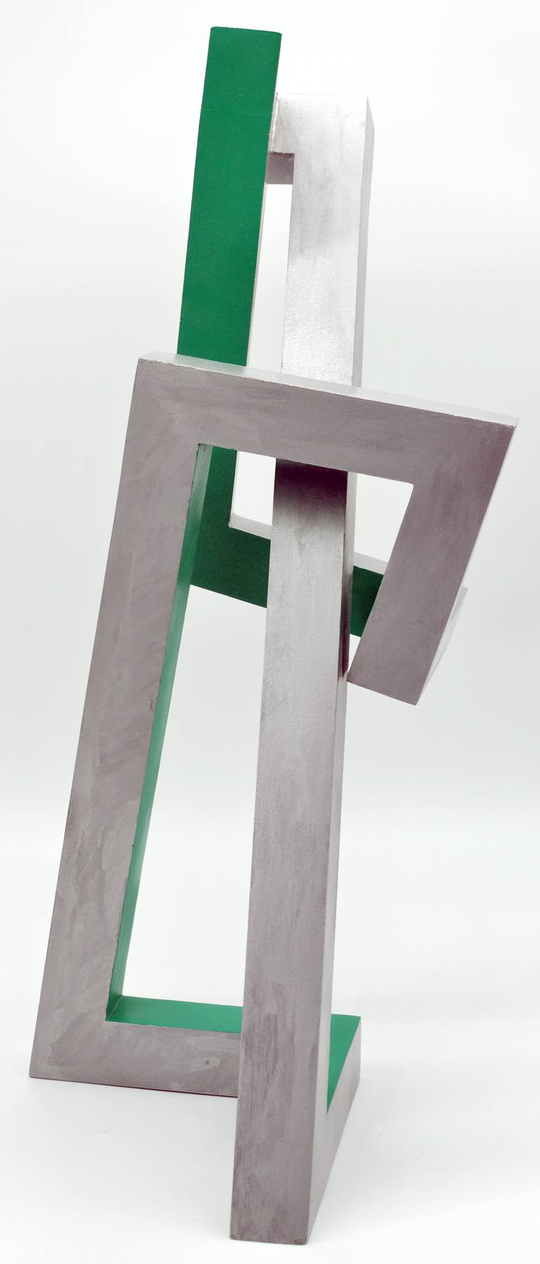 Original Abstract Geometric Sculpture by Pablo Alfredo de la Peña