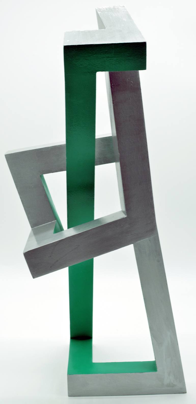 Original Abstract Geometric Sculpture by Pablo Alfredo de la Peña