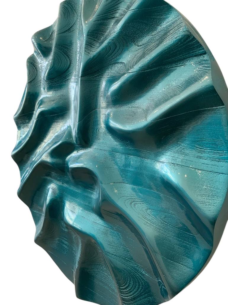 Original Art Deco Abstract Sculpture by Woodblocker Woodblocker