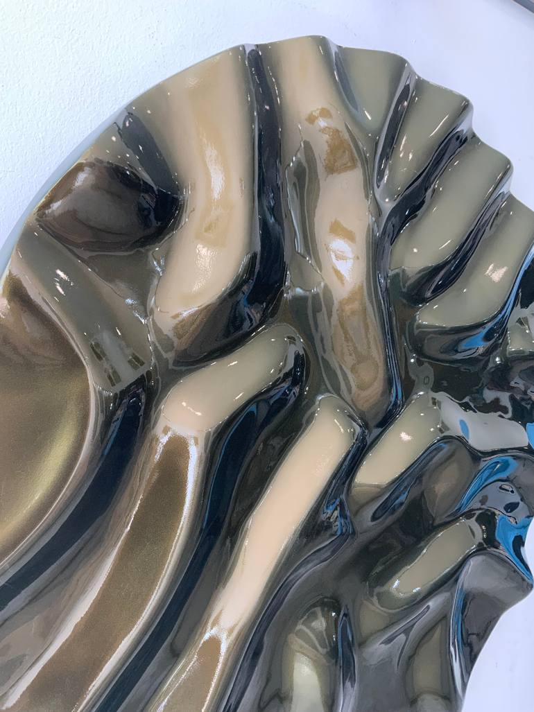 Original Art Deco Abstract Sculpture by Woodblocker Woodblocker