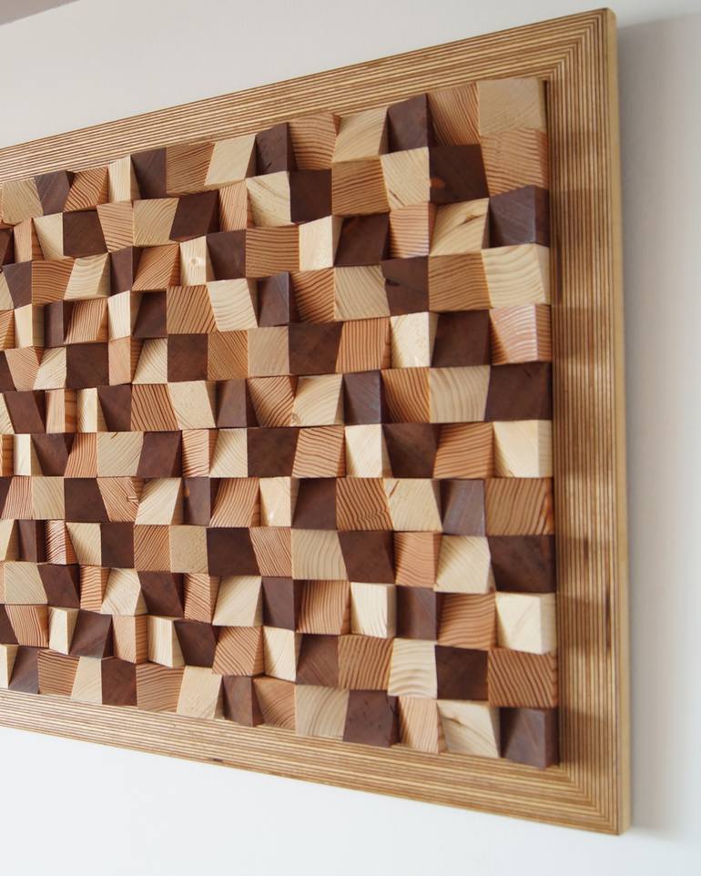 Acoustic Wall Art Sculpture Panel By Wood Blocker Saatchi - Carved Wood Wall Art Canada