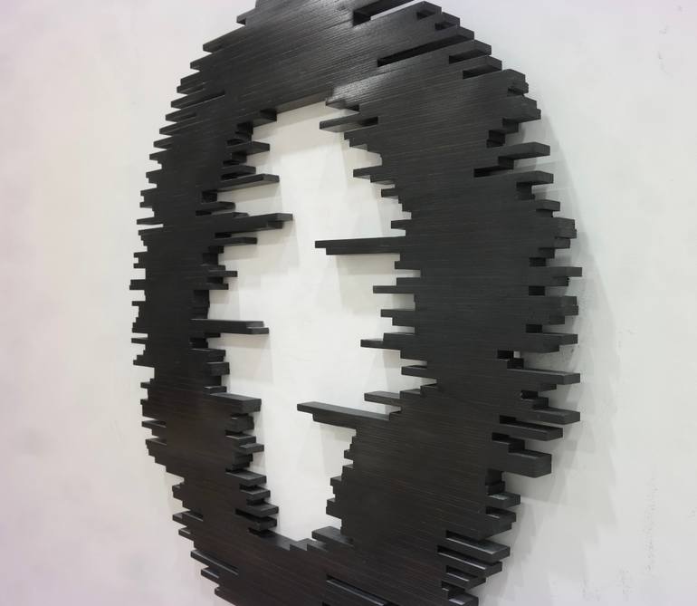 Original Art Deco Abstract Sculpture by Woodblocker Woodblocker