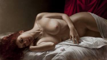 Original Realism Nude Painting by Bruno Di Maio