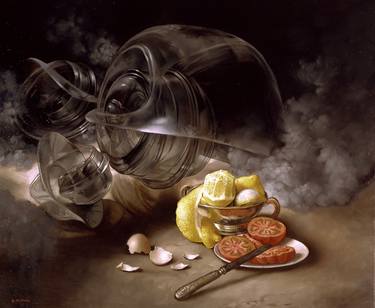 Original Realism Still Life Painting by Bruno Di Maio