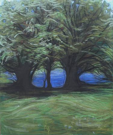 Print of Fine Art Tree Paintings by Jelena Milovanovic
