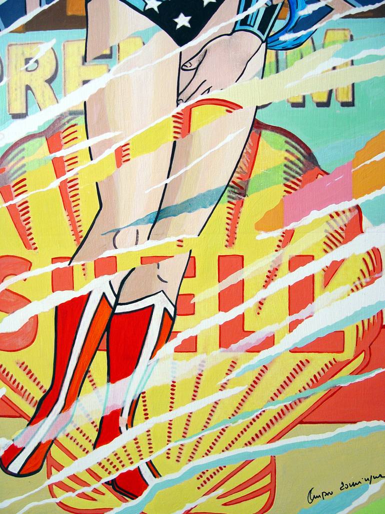 Original Pop Art Pop Culture/Celebrity Painting by Trafic D'Art