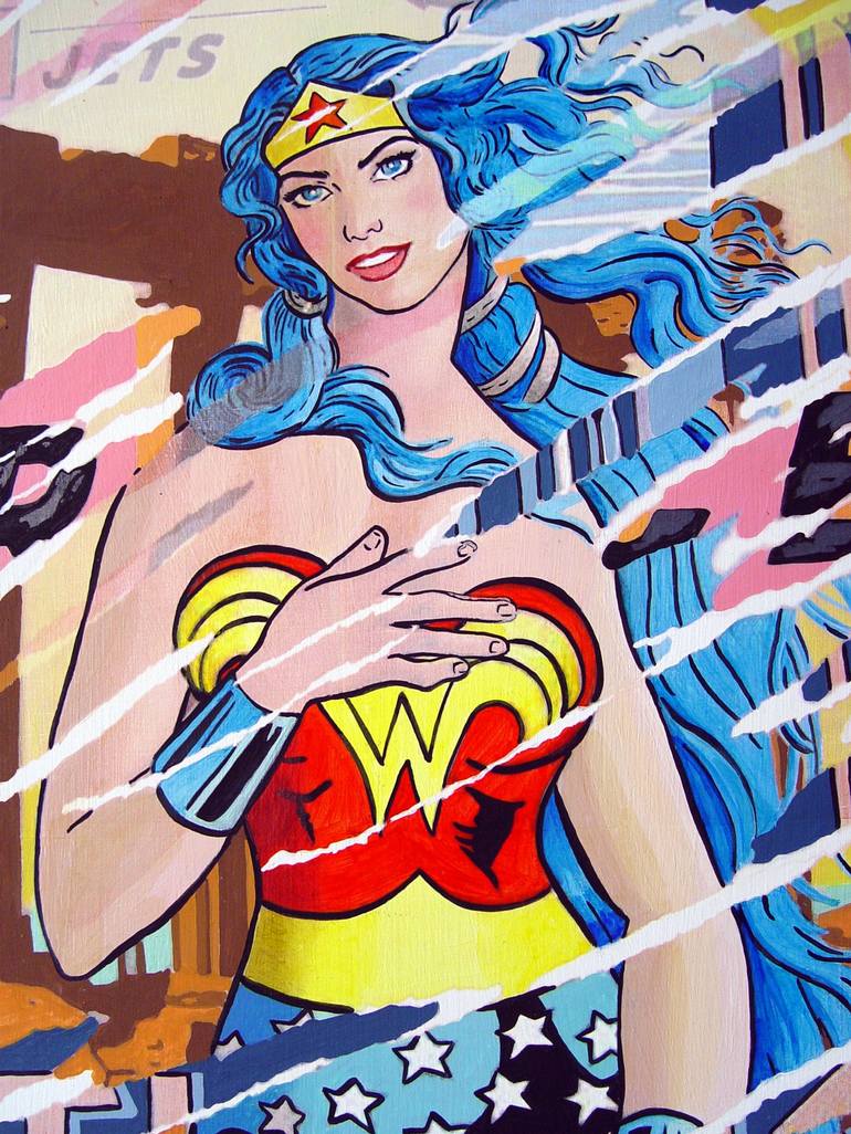 Original Pop Art Pop Culture/Celebrity Painting by Trafic D'Art