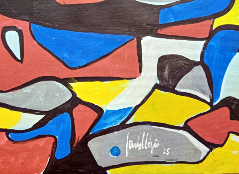 Original Abstract Painting by Trafic D'Art