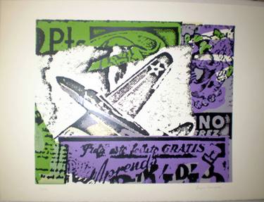 Original Pop Art World Culture Printmaking by TRAFIC D'ART