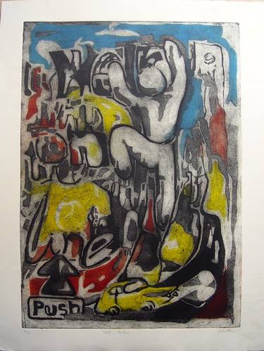 Print of Abstract World Culture Printmaking by TRAFIC D'ART