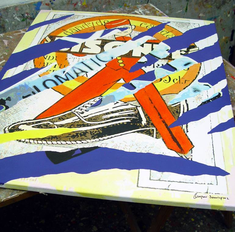 Original Pop Art Fashion Painting by Trafic D'Art