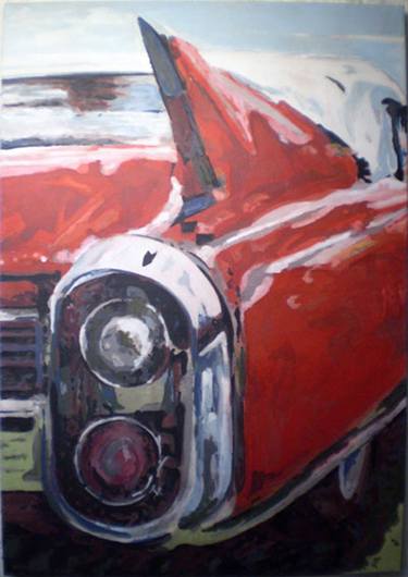 Original Pop Art Car Paintings by TRAFIC D'ART