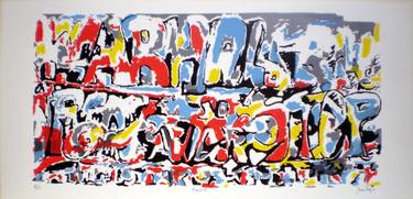 Original Graffiti Printmaking by TRAFIC D'ART