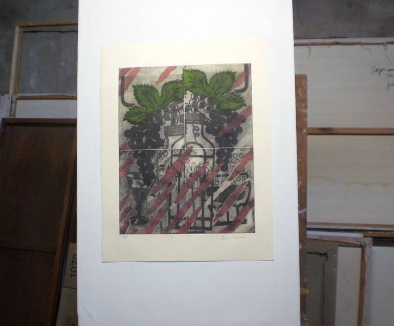 Original Art Deco Culture Printmaking by TRAFIC D'ART