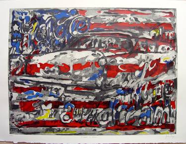 Print of Abstract Expressionism Graffiti Printmaking by TRAFIC D'ART