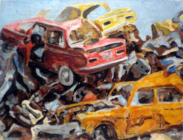 Print of Car Paintings by TRAFIC D'ART