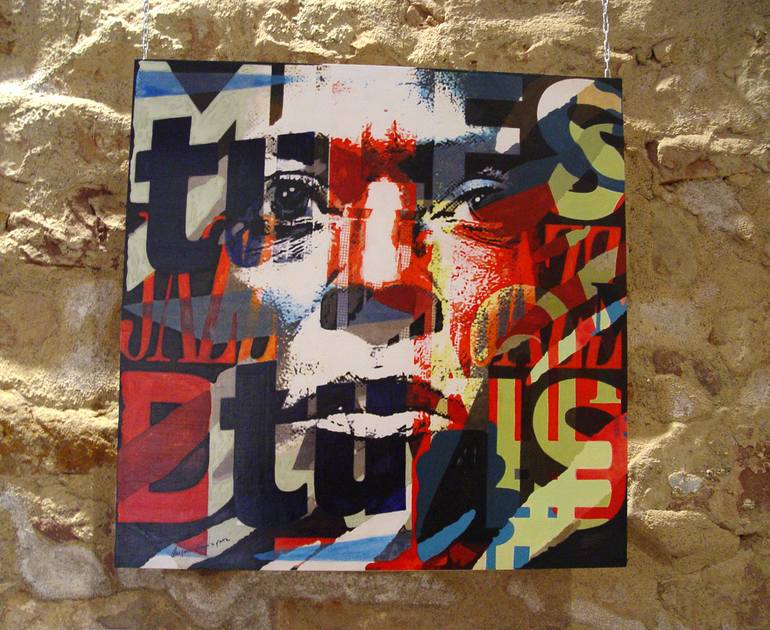 Original Pop Art Pop Culture/Celebrity Painting by Trafic D'Art