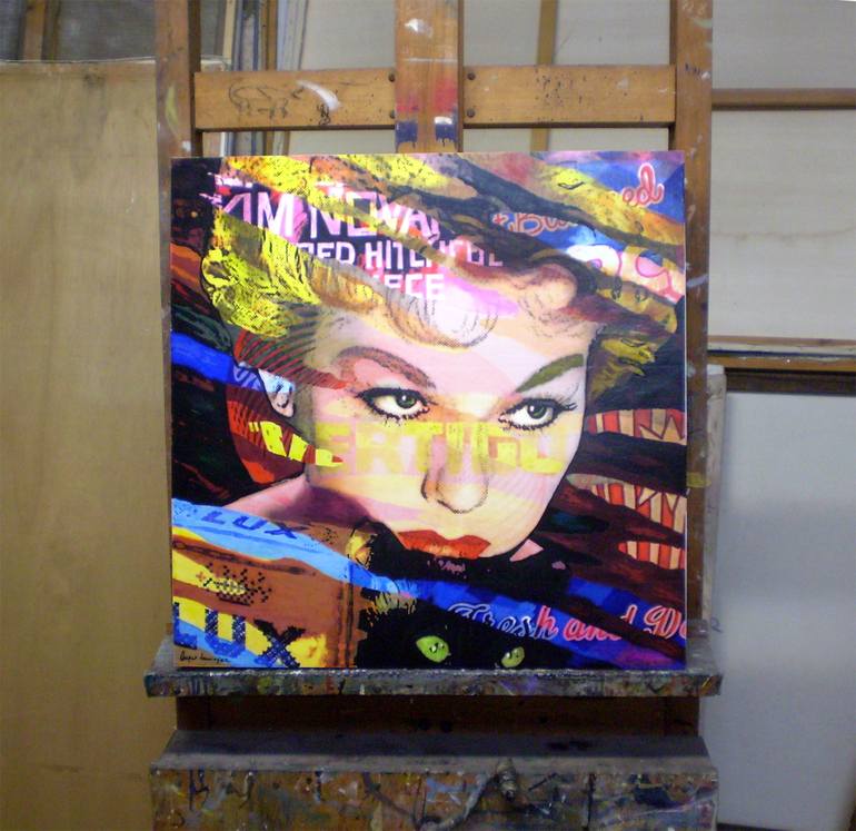 Original Pop Art Pop Culture/Celebrity Painting by TRAFIC D'ART