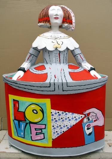 Original Pop Art Culture Sculpture by TRAFIC D'ART