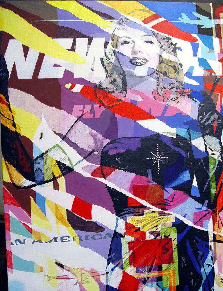 Original Pop Art Pop Culture/Celebrity Painting by Trafic D'Art