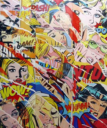 Print of Comics Paintings by TRAFIC D'ART