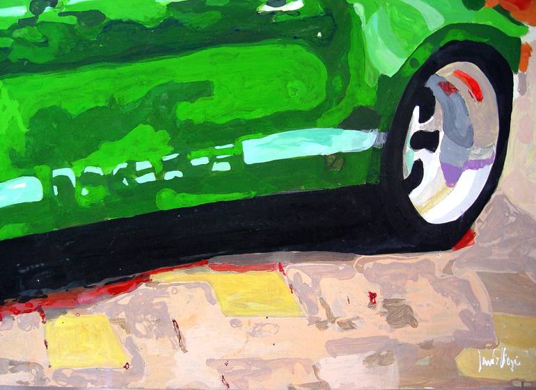 Original Car Painting by TRAFIC D'ART