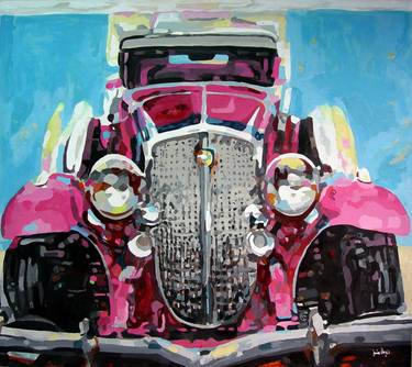 Print of Pop Art Car Paintings by TRAFIC D'ART