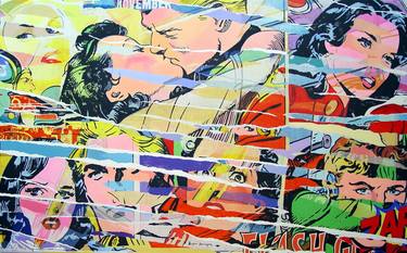 Print of Pop Art Popular culture Paintings by TRAFIC D'ART