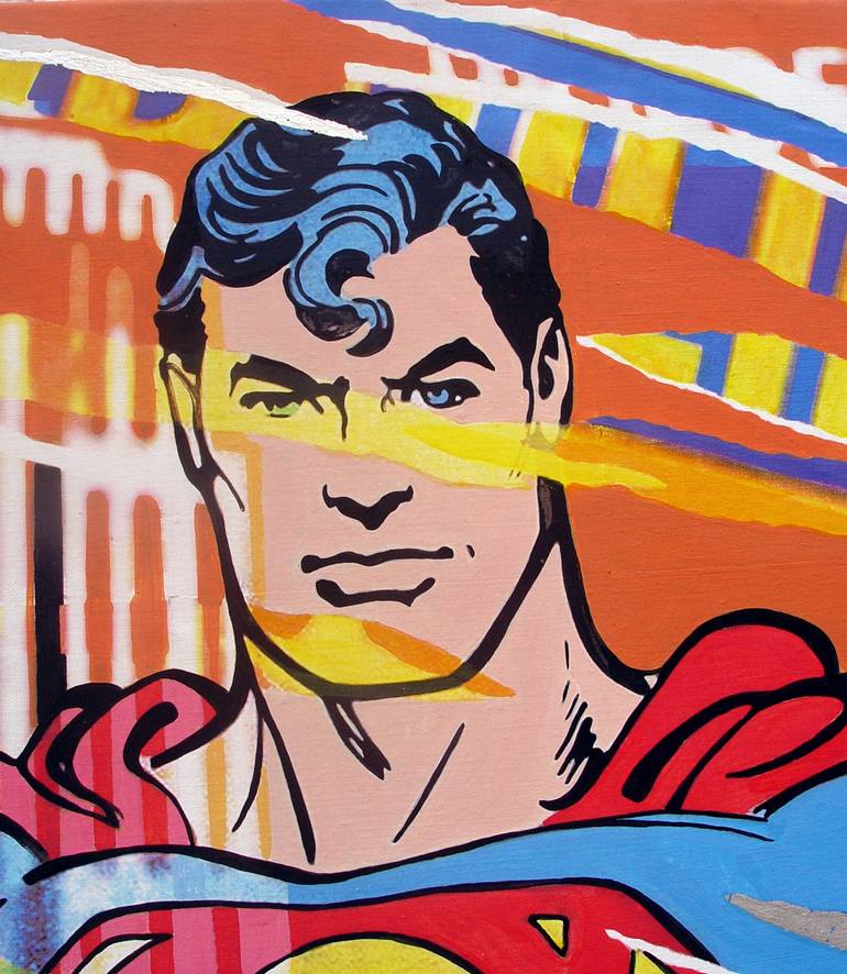Original Pop Art Comics Painting by Trafic D'Art