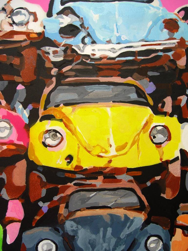 Original Car Painting by TRAFIC D'ART