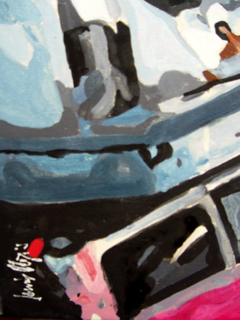 Original Car Painting by TRAFIC D'ART
