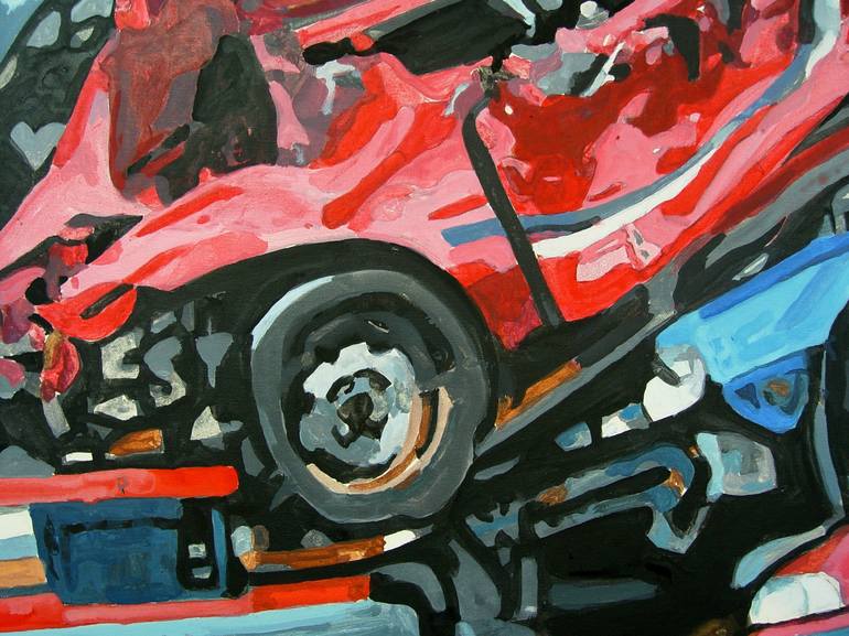 Original Car Painting by TRAFIC D'ART