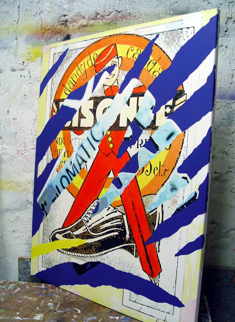Original Pop Art Fashion Painting by Trafic D'Art
