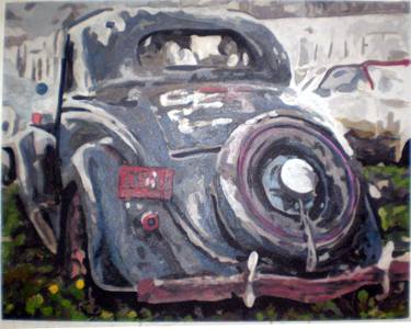 Original Pop Art Automobile Paintings by TRAFIC D'ART